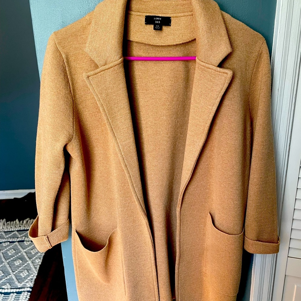 JCrew sweater blazer